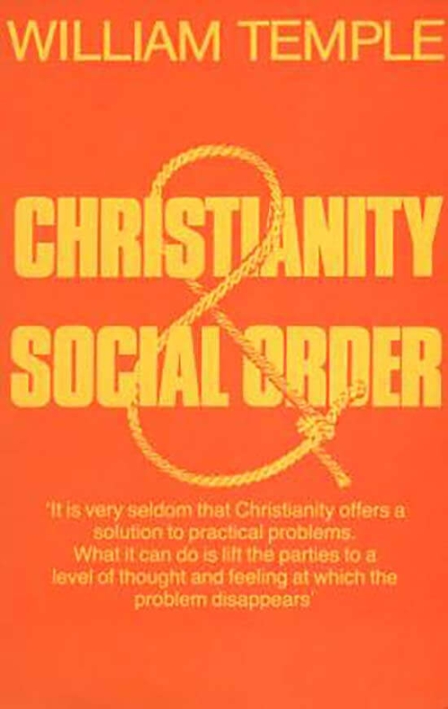 Christianity and Social Order Book Cover - William Temple - Shepheard Walwyn Publishers