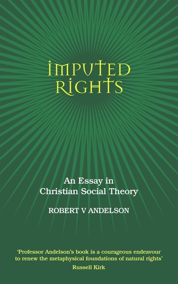 Imputed Rights Book Cover - Robert V Andelson - Shepheard Walwyn Publishers UK