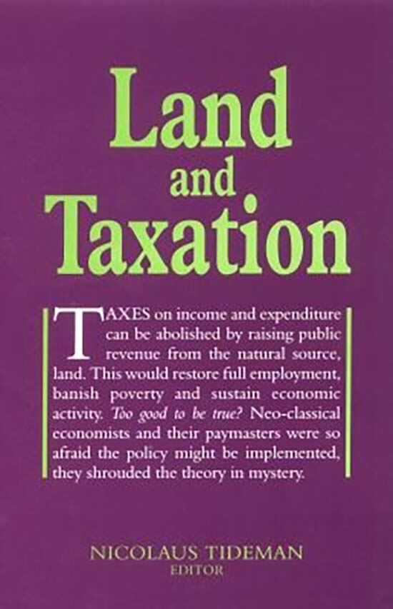 Land and Taxation 1st Edition Book Cover - Shepheard Walwyn Publishers