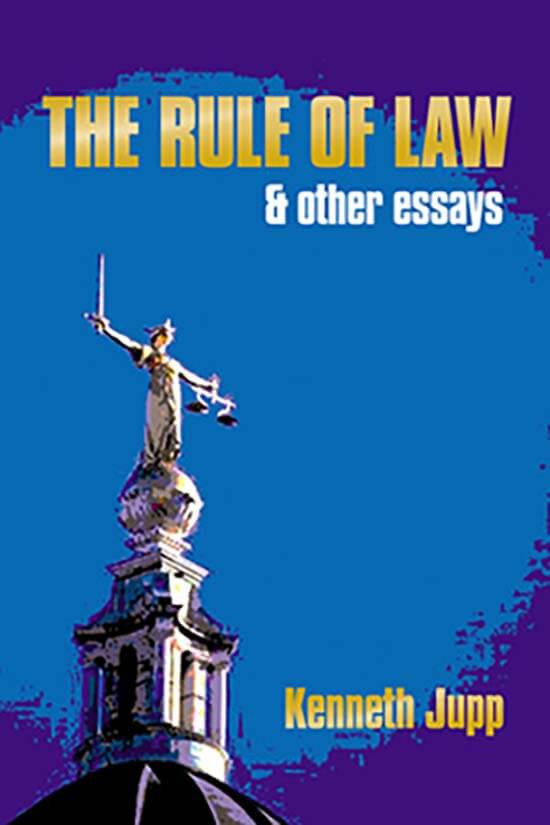 Rule of Law Book Cover - Kenneth Jupp - Shepheard Walwyn Publishers