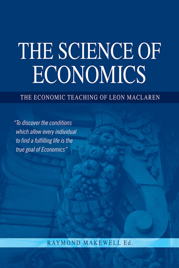 The Science of Economics Book Cover - Raymond Makewell - Shepheard Walwyn Publishers